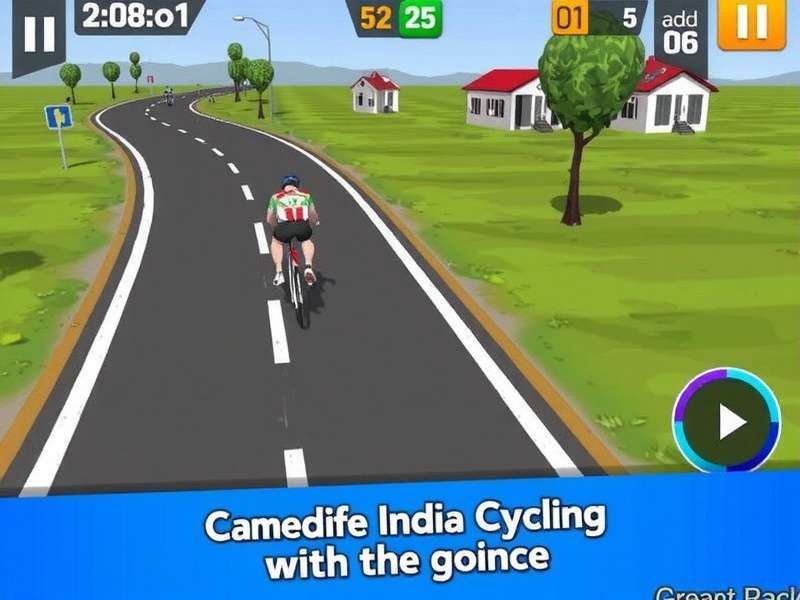 Incredible India Cycling Game Screenshot